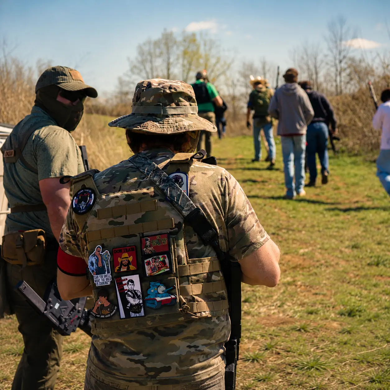 Group of players gathered for a private event at Blackwater Marsh